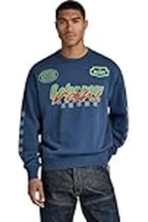 G-Star Para Hombre Sudadera Moto Sport Graphic Loose, , S