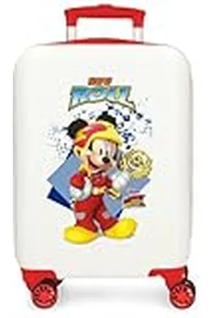 Disney Joumma Mickey & Minnie Joy Maleta de Cabina 33x50x20 cms Rígida ABS Cierre de combinación Lateral 28,4L 2 kgs 4 Ruedas Dobles Equipaje Mano