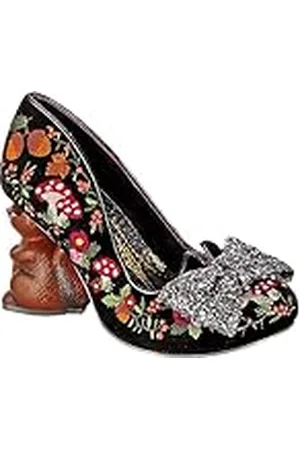 Irregular Choice Forager Forestal, Oxford Mujer, Black, 38 EU
