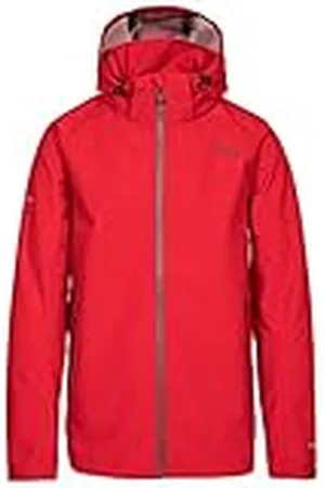 Trespass Lozano Chaqueta impermeable con capucha extraíble para hombre (paquete de 1)