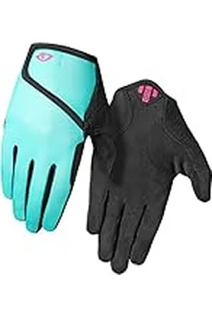 Giro Bike DND Jr. II Screaming - Guantes (Talla M), Color Azul y Rosa neón