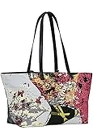 Desigual Accessories Fabric Shopping Bag, Bolsa de Compras de Accesorios Mujeres, Material de Acabados