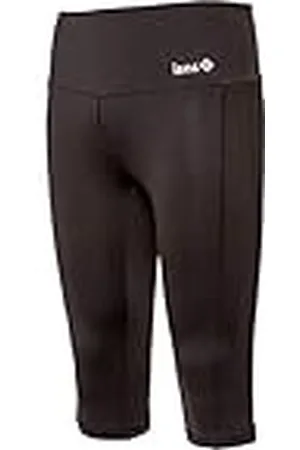 Izas Mallas de Running para Mujer - Leggins Deportivos Estilo Capri y Tiro Alto - Adecuados para Practicar Yoga, Gimnasio o Running - Gias 3/4 Negro - Talla XXL