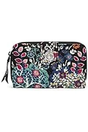 Vera Bradley Cartera Turnlock de algodón para Mujer con protección RFID, , Talla única