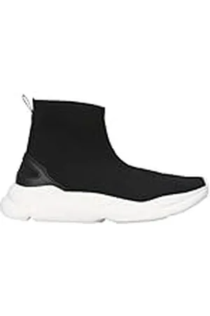 HUGO BOSS Leon_Hito_Knit, Zapatillas Mujer, Black, 41 EU