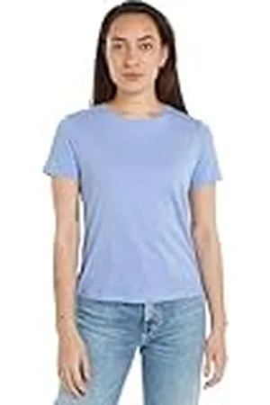Tommy Hilfiger Tjw Soft Jersey Tee Dw0dw14616 Camisetas de Punto de Manga Corta, , XXS Mujer