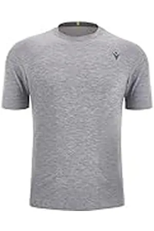 macron Run Scd Brandon Seamless Camiseta SS Man Grymel/Nyel, Hombres, , S