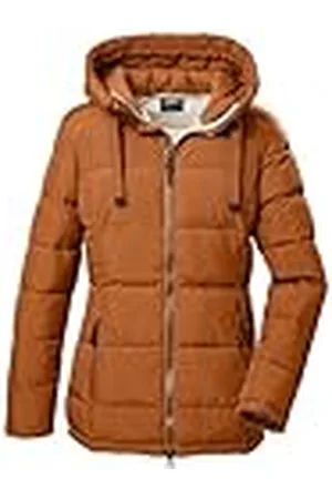 G.I.G.A. DX by killtec Mujer Chaqueta acolchada con capucha GW 68 WMN QLTD JCKT, hellrost, 40, 42390-000