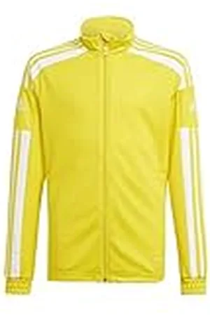 adidas Unisex niños Squadra 21 Training Jacket, Team Yellow/White, 9-10 Years