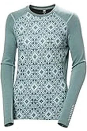 Helly Hansen LIFA Merino - Capa Base gráfica de Peso Medio para Mujer