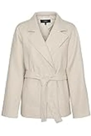 VERO MODA Vmfortuneaya Ga NOO-Chaqueta de Manga raglán, marrón Claro, L para Mujer