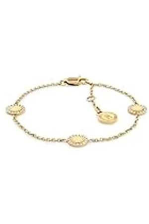 Tommy Hilfiger Jewelry Pulsera para Mujer en Oro Amarillo con Charms Adornados con Cristales - 2780905