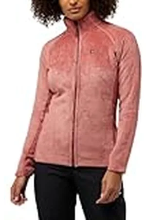 Jack Wolfskin Rotwand FZ W Chaqueta, Rojo Mineral, M para Mujer