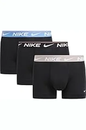 Nike Trunk 3pk Ropa Interior, Blk-Clege Grey/Blue Beyond/Blk, XL para Hombre