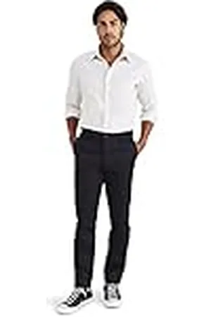 Dockers Original Chino Slim, Pantalones para Hombre, Negro , 30W / 34L