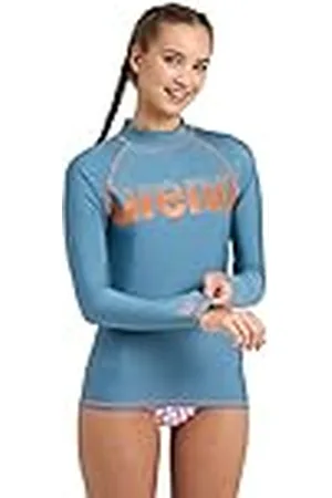 Arena Camiseta de Manga Larga Mujer con protección UV Rash Graphic