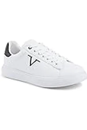 19V69 Italia Womens-Zapatillas Multicolor SNK 004 W White Black, Oxford Plano Mujer, , 37 EU