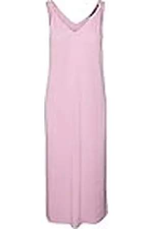 VERO MODA Vmmarijune SL Knot Calf Dress Jrs Vestido, Bonbon, S Mujeres