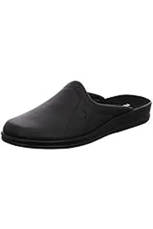 Rohde Herren Schuhe Hausschuhe Pantoffeln Leder Lekeberg 1558-90, schuhgröße_1:42