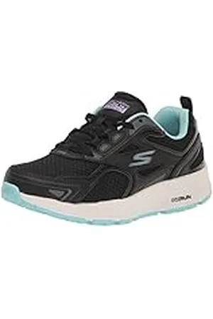 Skechers Go Run Consistent, Zapatillas de trail running Mujer, Black/Aqua, 38 EU