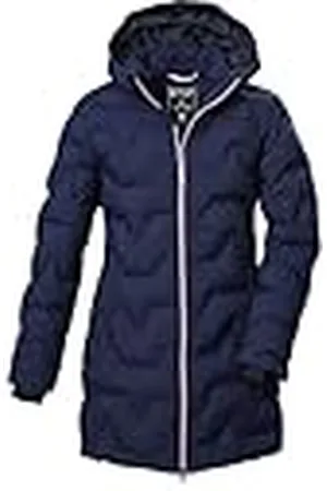 Killtec Niñas Parka acolchada/chaqueta acolchada con capucha KOW 358 GRLS QLTD PRK, dunkelnavy, 140, 42152-000