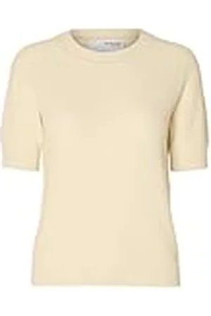 SELECTED Slfelinna New SS Knit Top Noos Suéter, , XS para Mujer