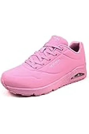 Skechers 73690 Pnk, Zapatos Deportivos Mujer, Pink Durabuck Mesh, 35 EU