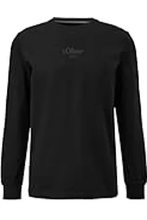 QS by s.Oliver 2162192 Camiseta de Manga Larga con Logotipo Bordado, , XXXXL Hombres
