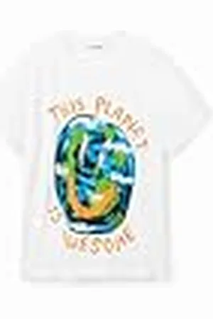 Desigual TS_Planet 1000 Camiseta, 10 Años para Niños