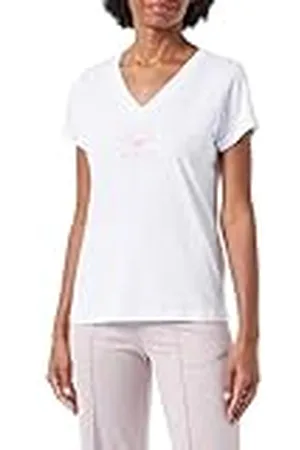 Emporio Armani Iconic Stretch Cotton Logoband Loungewear T-Shirt Mujer, , S