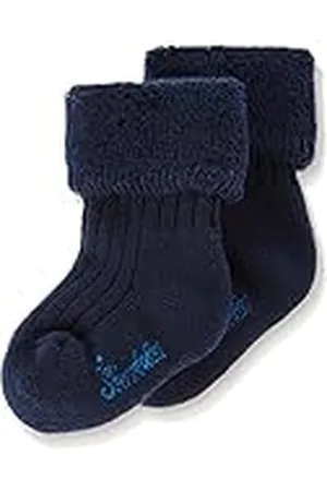 Sterntaler Calcetines para bebés, Edad: 0-4 meses, Talla: 14, Azul oscuro (Marino)