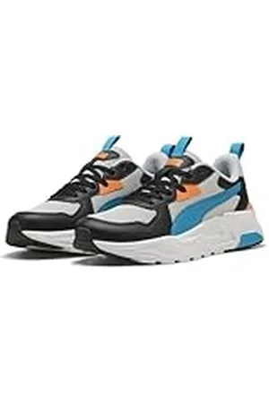 PUMA Trinity Lite JR, Zapatillas, Cool Light Gray-Tropical Blue Black, 37 EU