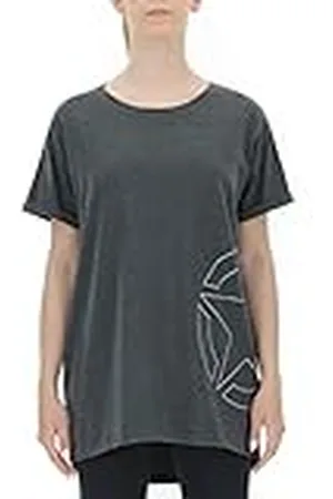 Jeep O102259-J217 J Camiseta Mujer Estampado Oversize Star Outline Mangas con Vueltas J21W L