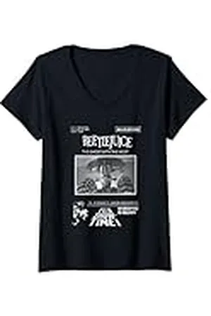 BEETLEJUICE Mujer Poster Camiseta Cuello V