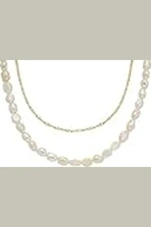 Fossil Collar Heritage Gold de acero inoxidable para mujer, JF04728710, Length: 406mm+50mm, Width: 4.5mm, Height: 4mm, Acero inoxidable, No es una piedra preciosa