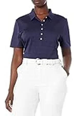 Callaway De Golf para Mujer Polo de Manga Corta piqué Abierto de Malla Camiseta - CGW437, XX-Large, Peacoat
