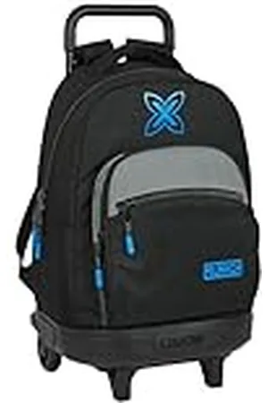Safta MUNICH IRON - Mochila Grande con Ruedas, Compacta, Extraíble, Ideal para Niños de Diferentes Edades, Cómoda y Versátil, Calidad y Resistencia, 33x22x45 cm, Color