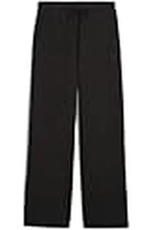 PUMA Her Comfort High-Waist Straight Pants, Pantalones de Punto Mujer, Black, L