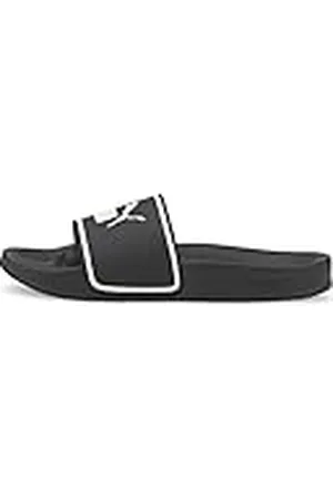 PUMA Leadcat 2.0 PS, Slide Sandal, Black White, 28 EU