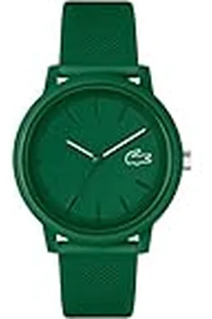 Lacoste Reloj Analógico de Cuarzo para Hombre o Mujer, con una elegante correa de silicona con textura petit piqué