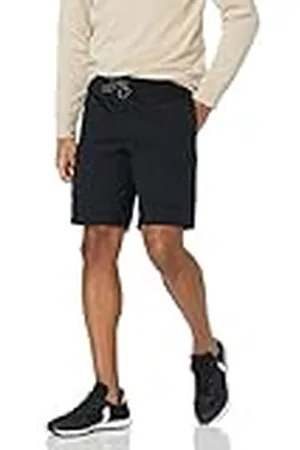 Amazon Pantalón Corto Cargo con Cintura Elástica de 22,86 cm Hombre, , L