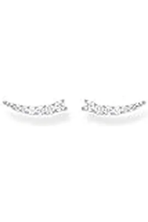 Thomas Sabo Pendientes Trepadores Piedras Blancas Plata de Ley 925 H2158-051-14