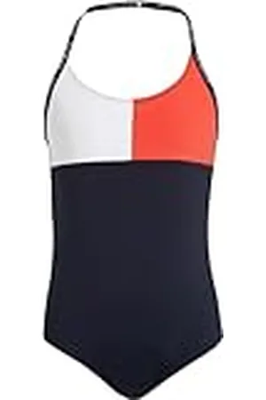 Tommy Hilfiger Traje de Baño para Niñas One Piece para Anudar al Cuello, , 8-10 Años