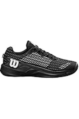 Wilson Rush Pro Extra Duty, Zapatillas de Tenis Hombre, Black/Black/White, 41 1/3 EU