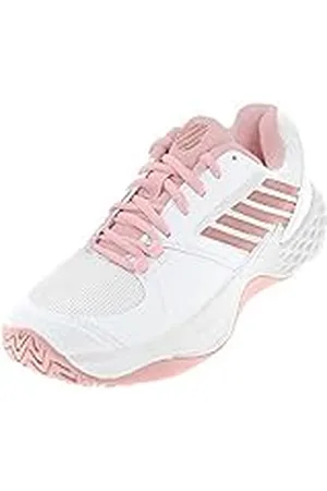 K-Swiss Zapatilla Aero Court HB Wht/CORALBLSH/METALLICRS 6,5 UK Zapatillas, Mujer, Blanco/Rosa, 40 EU