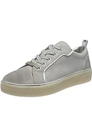 Bugatti 431877000000, Zapatillas para Mujer, Gris (Claro Y Plateado), 39 EU