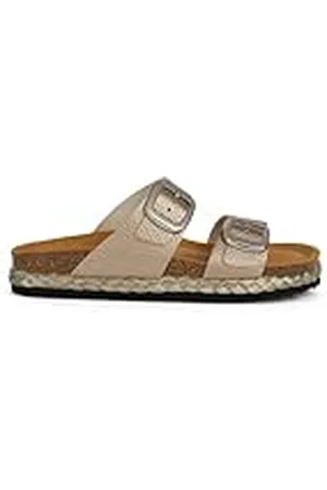 Geox D New Brionia High A, Sandalia Plana Mujer, , 38 EU