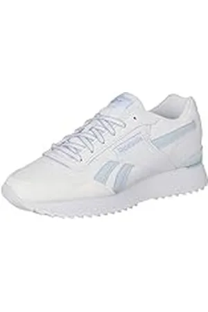 Reebok Glide Ripple Clip, Zapatillas Mujer, FTWR White/Feel Good Blue F23-R/Pure Grey 1, 37.5 EU