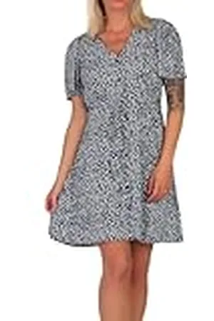 VERO MODA Vmalba SS Short Dress Wvn Ga Noos Vestido, Navy Blazer Joey Dot, XS para Mujer