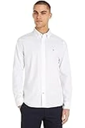 Tommy Hilfiger Hombre Camisa Core 1985 Flex Oxford Manga Larga, , S